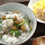 カキとなめこのお粥
