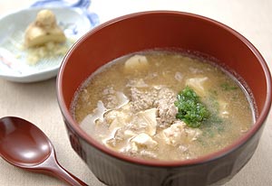 カツオとねぎのスープ