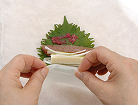 カツオとチーズの生春巻き