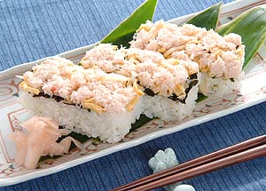カニの押しずし
