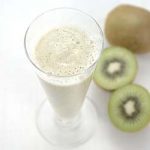 キウイフルーツとりんごの白菜入り豆乳ジュース