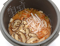 キムチの炊き込みご飯
