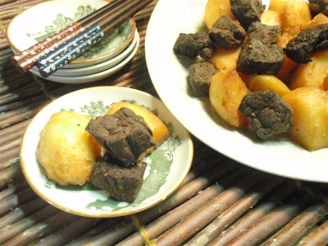クジラの揚げ煮