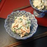クリームチーズの白和え