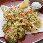 ゴーヤとロースハムの天ぷら