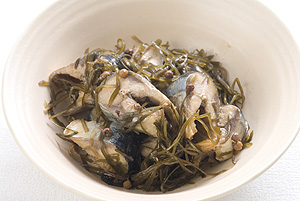 サンマの昆布煮