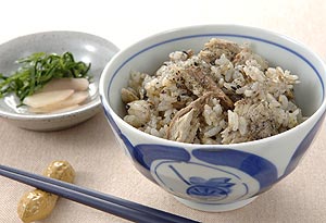サンマの炊き込みごはん