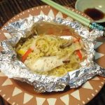 ザワークラウトとタラのオーブン焼き