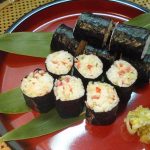 ザワークラウトとベーコンの海苔巻