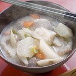 タラと根菜の酒かす汁