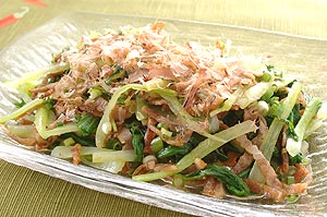 チンゲン菜のサラダ