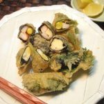 チーズとエビの天ぷら