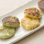 チーズの２色じゃがいものお焼き