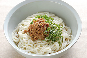 ツナ味噌うどん