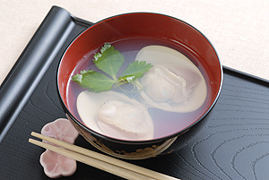 ハマグリのお吸い物