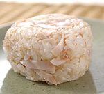 ハムとカツオ節のおにぎり