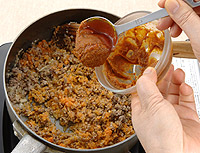 パセリたっぷりのドライカレー