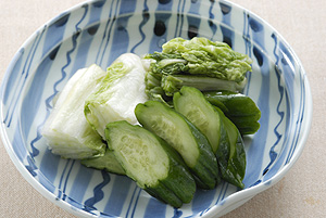 ビールの野菜漬け
