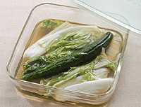 ビールの野菜漬け