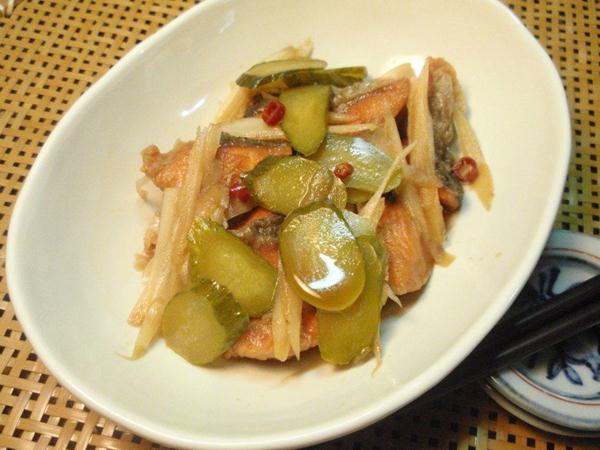 ピクルスと生鮭の南蛮漬け