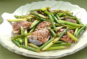 ブリの梅カツオ焼き