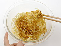 ブルーベリー入りカレースパゲッティ