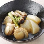 ホタテ貝柱とかぶの炊き合わせ