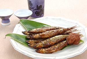 ワカサギの煎茶甘辛煮