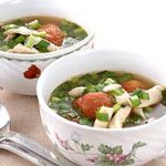 丸ごとトマトと鶏肉のスープ