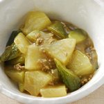 冬瓜ときゅうりのカレースープ煮