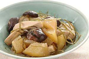 冬瓜と凍み豆腐の煮物