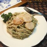 塩麹入りパセリソースのそばパスタ