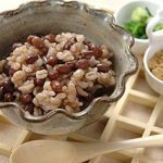 大麦入り小豆粥