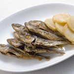 小アジとじゃがいもの揚げがらめ