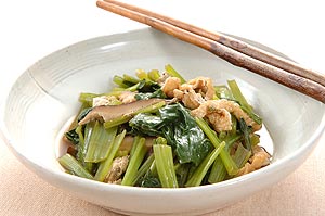 小松菜の煮びたし