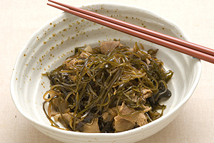 昆布と豚肉の煮物