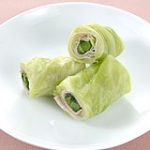 春キャベツのハム巻き
