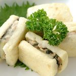 木綿豆腐・チーズ・ツナのはさみ焼き