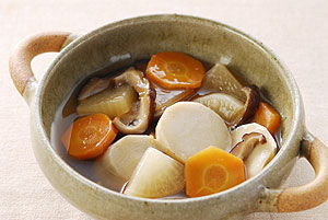 根菜の和風スープ
