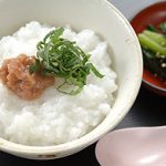 梅干と青じそのお粥