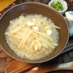 泡菜と緑豆春雨のスープ