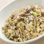 焼きサバの炒り豆腐