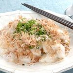 焼き車麩のとろろがけ