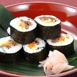 焼肉入り海苔巻き