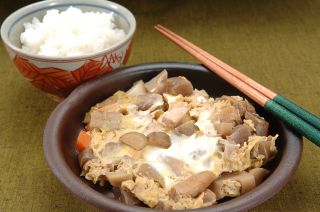 煮しめの卵とじ