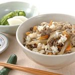 牛肉とごぼうの混ぜごはん