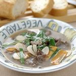 牛肉とにんにくのスープ