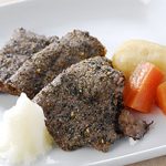牛肉のごま焼きおろし添え
