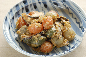 玉こんにゃくと干ししいたけの味噌煮