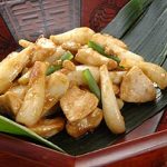 生らっきょうのごま油炒め